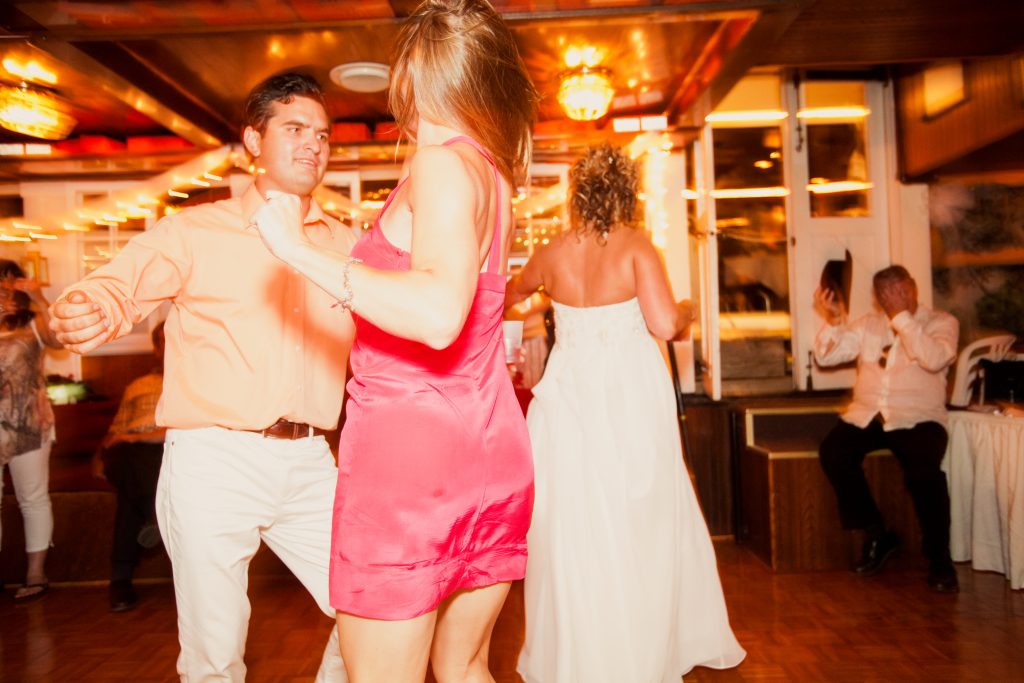 When Vicki S. held her wedding and reception aboard the Lady of the Lake, everyone danced all night.