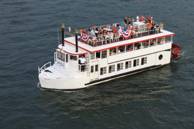 Evening dinner cruise aboard the Lady of the Lake on Lake Minnetonka in Excelsior Minnesota