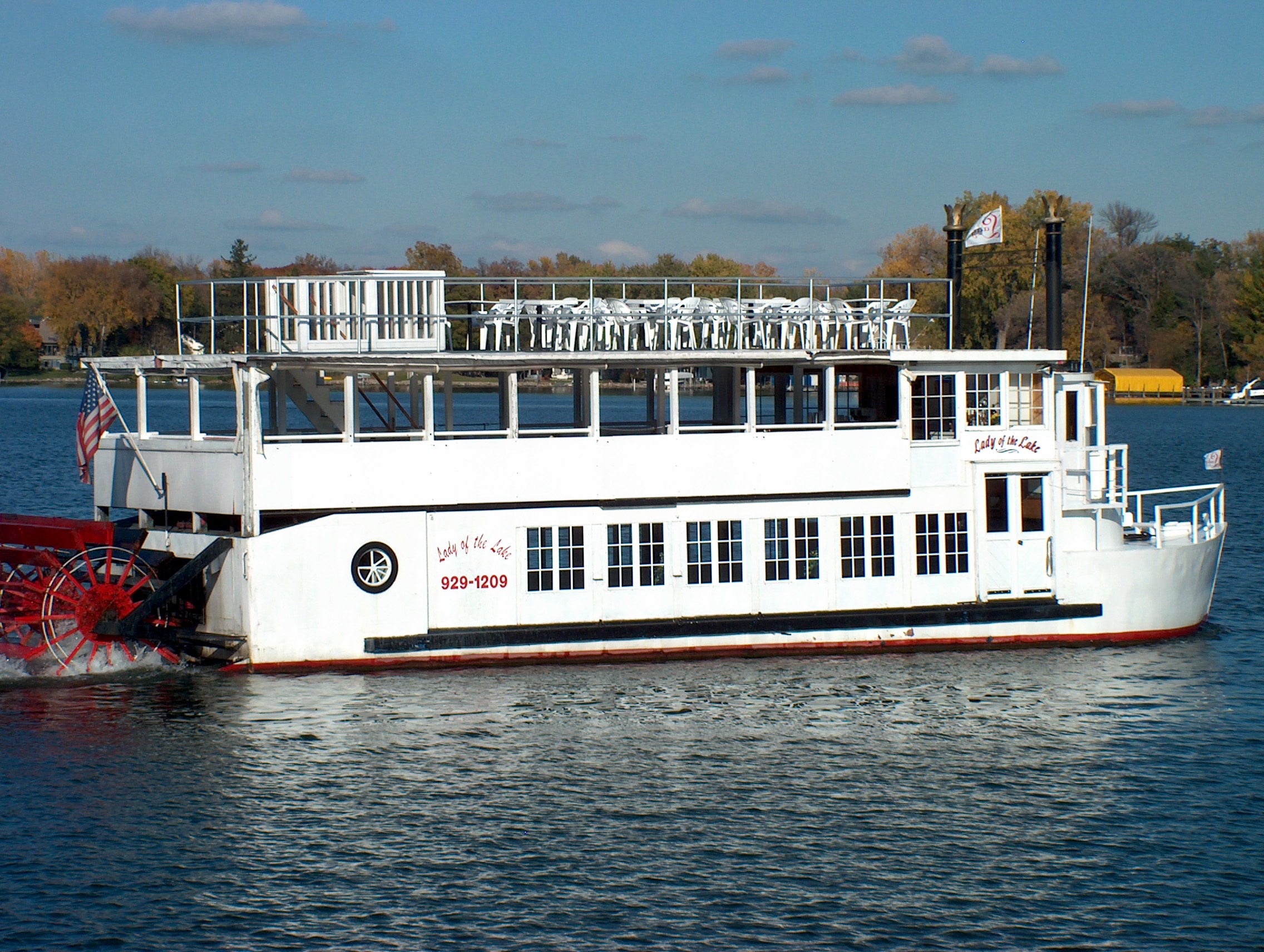 The Lady of the Lake leaves her port of Excelsior Minnesota