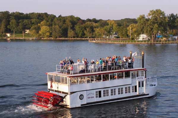 Lady of the Lake for you next event. Plan a cruise and charter the Lady of the Lake.