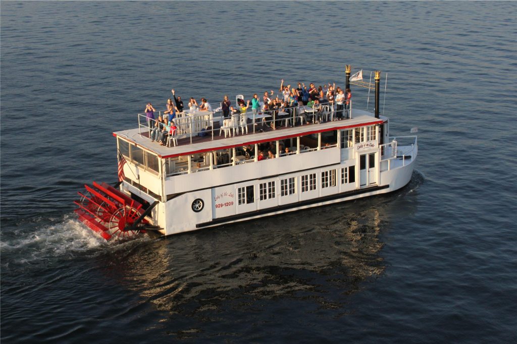 A celebration aboard the Lady of the Lake on Lake Minnetonka.