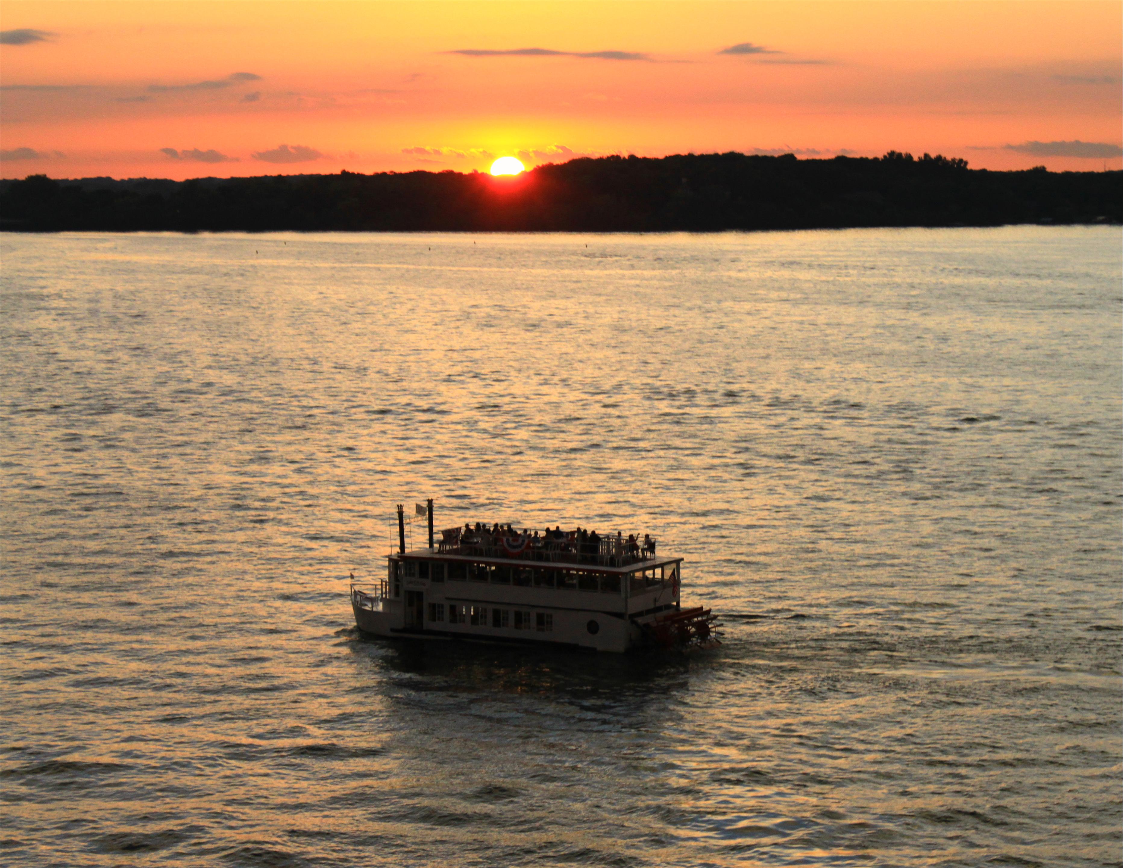 Lady of the Lake on Lake Minnetonka at sunset